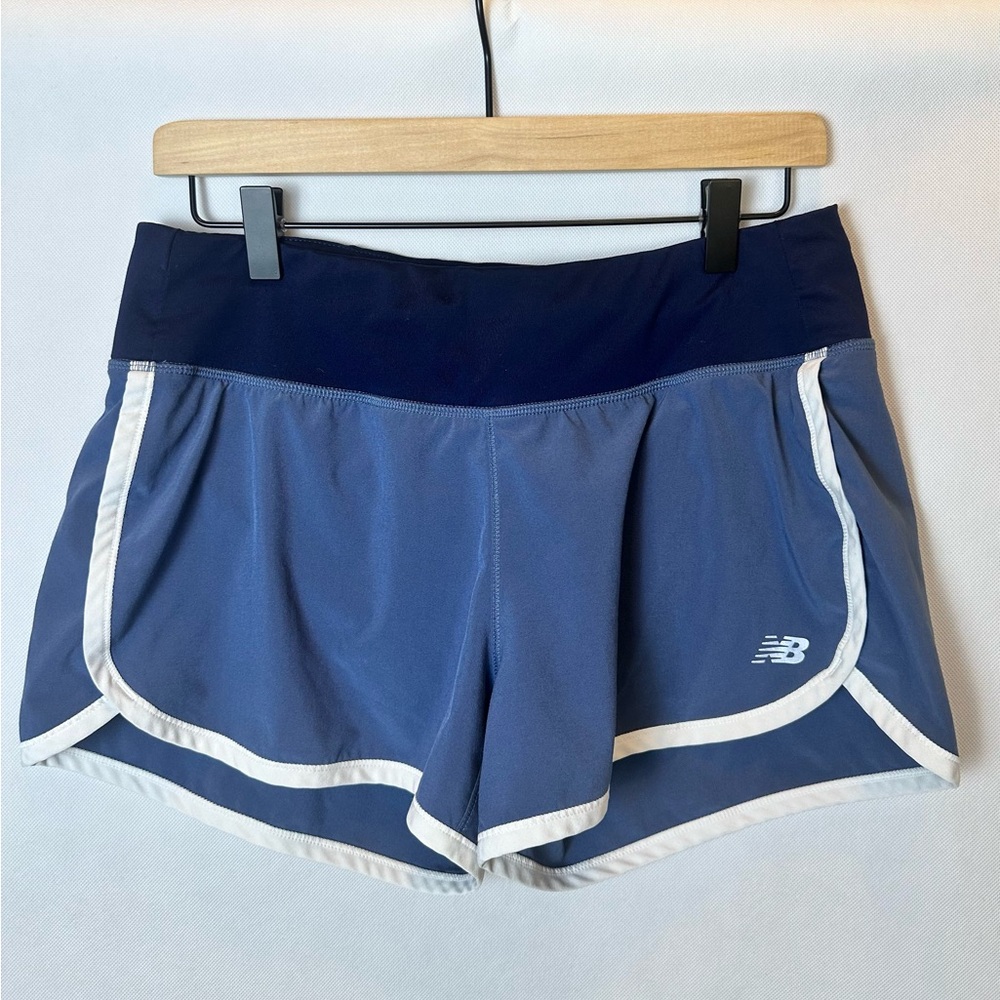 New Balance Women's Light Blue Athletic Shorts